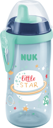 NUK Trinklernflasche Kiddy Cup Night mint, ab 12 Monaten, 300ml, 1 St