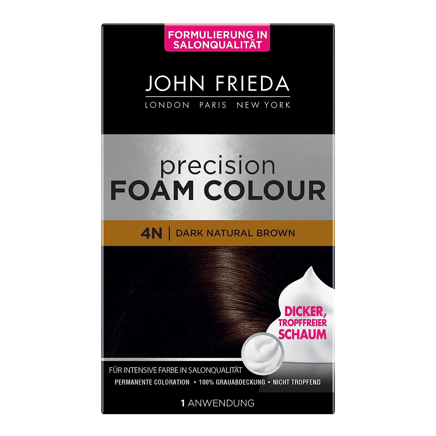 John Frieda Precision Foam Colour - Colour: 4N Dark Natural Brown