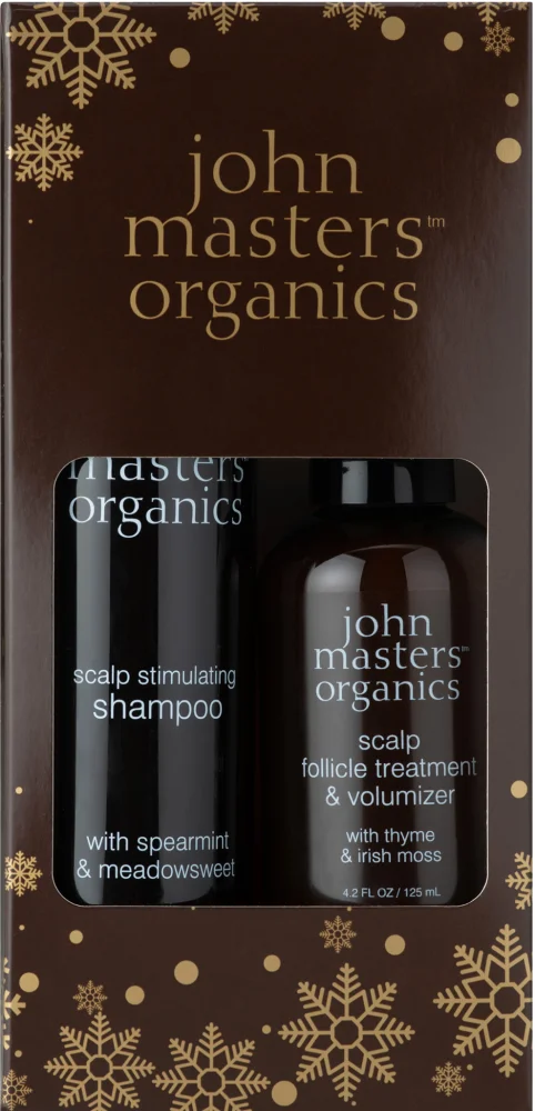 John Masters Organics Spearmint & Meadowsweet Scalp Duo Gift Set (for a healthy scalp)