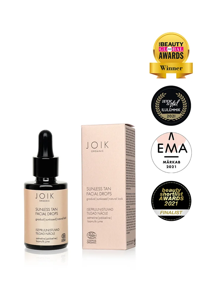 JOIK Organic Sunless Tan self-tanning drops for the face