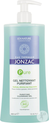 Jonzac Eau Thermale Pure Clarifying Wash Gel Organic Bottle 400ml