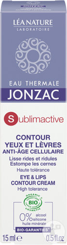 Jonzac Eau Thermale Sublimactive Cellular Care Eyes And Lip Contour Anti-Ageing Tube 15ml