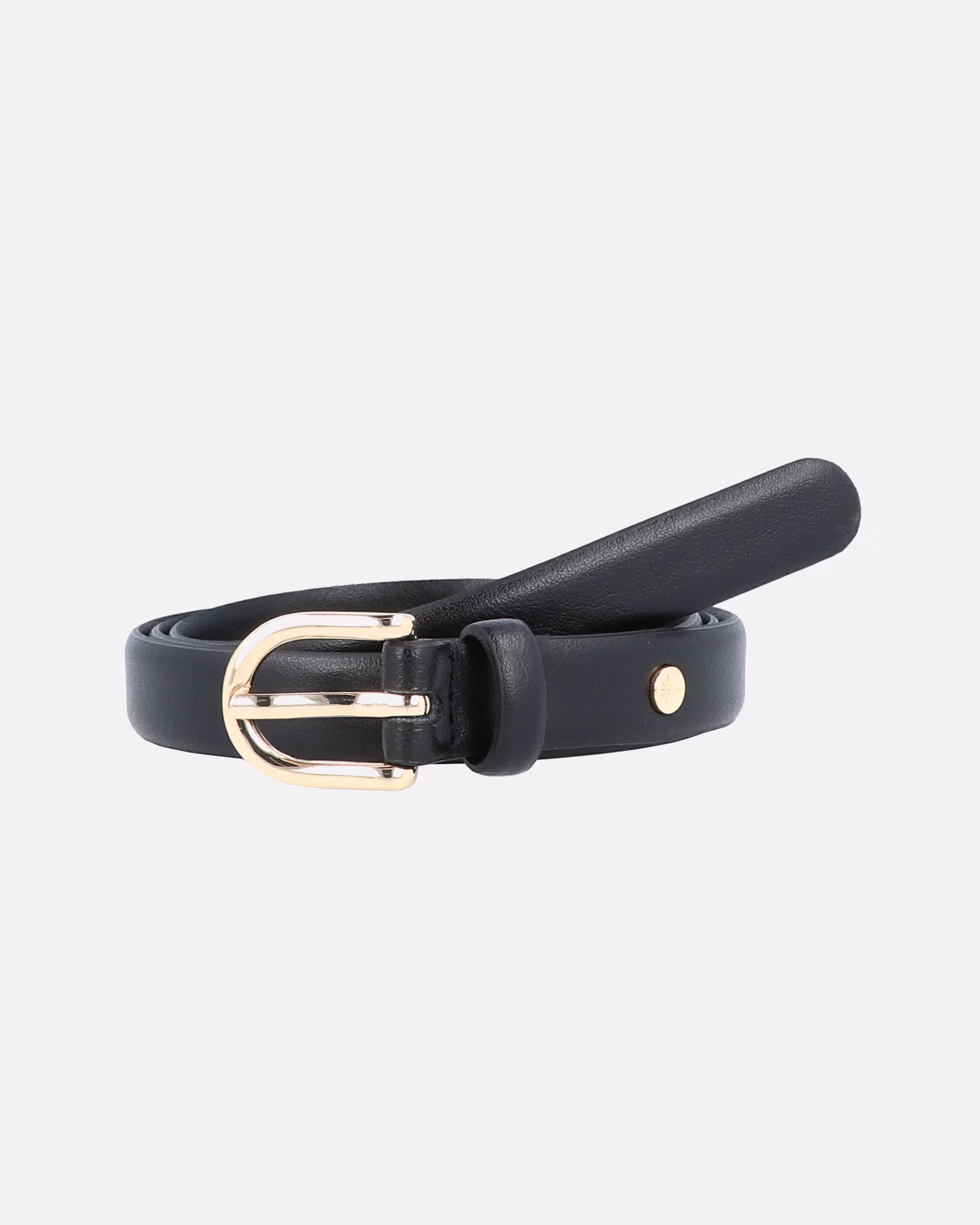 YOOP! Belt business belt leather (black black)