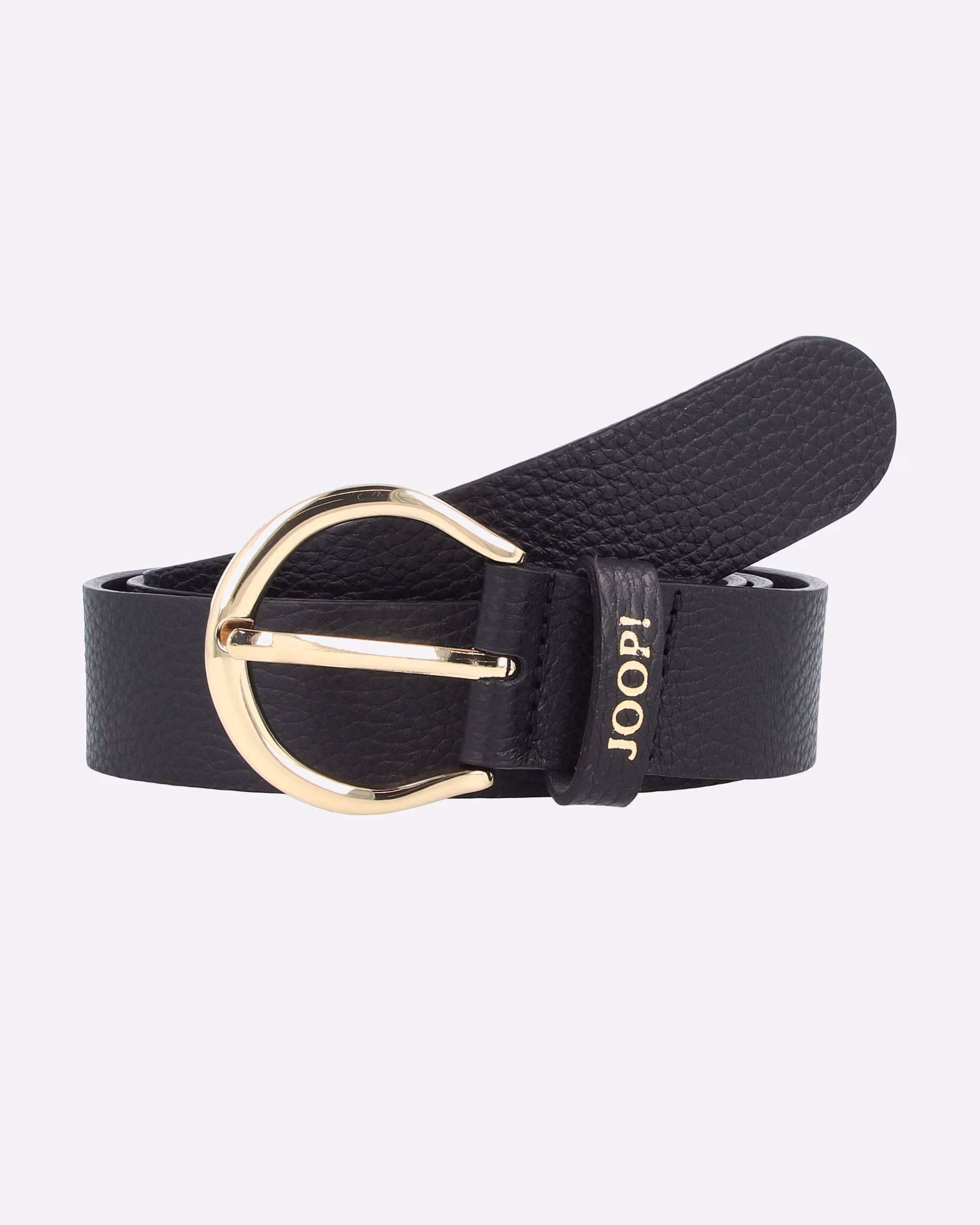YOOP! Belt Belt Leather (black black)