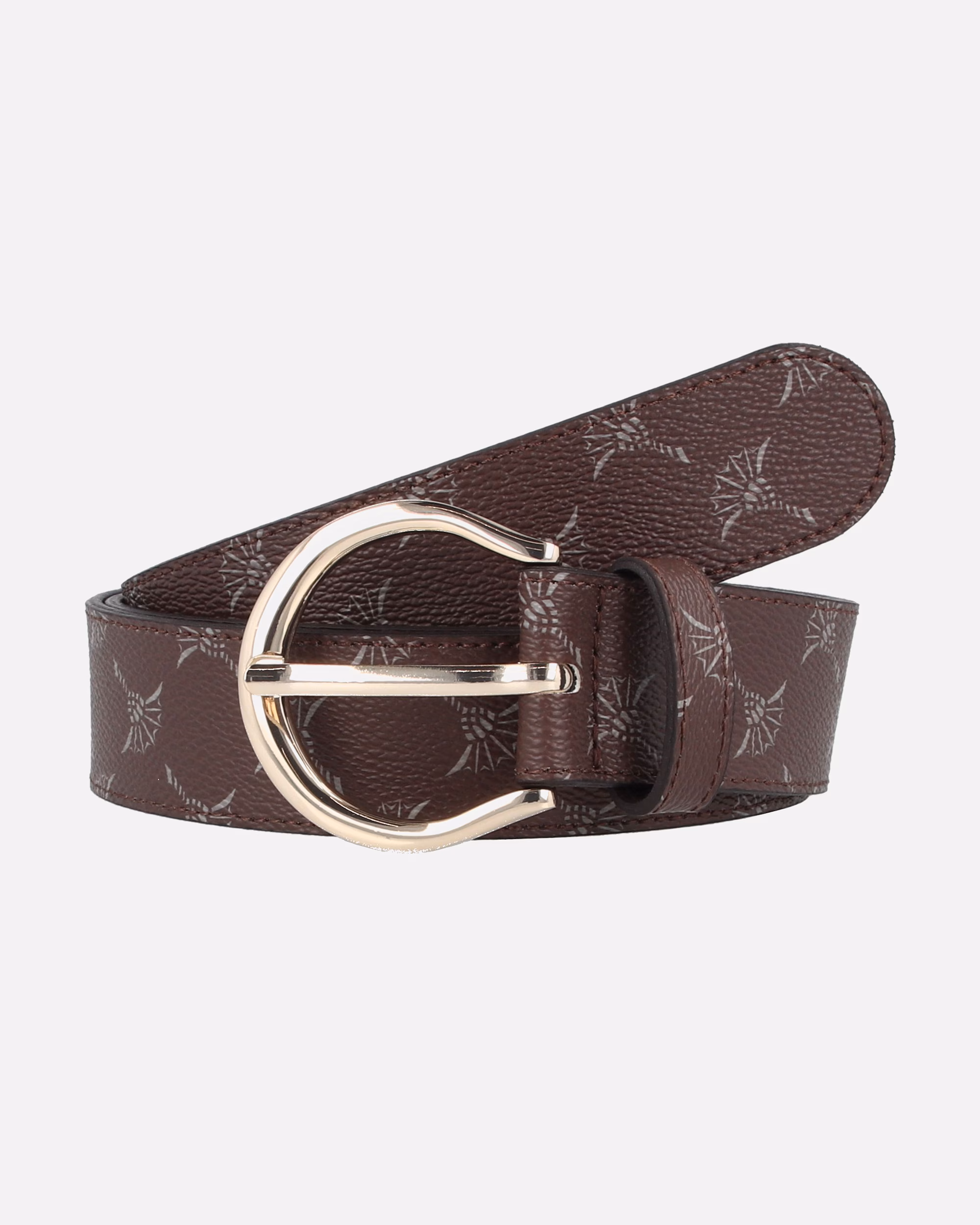 YOOP! Belt belt leather (brown brown)