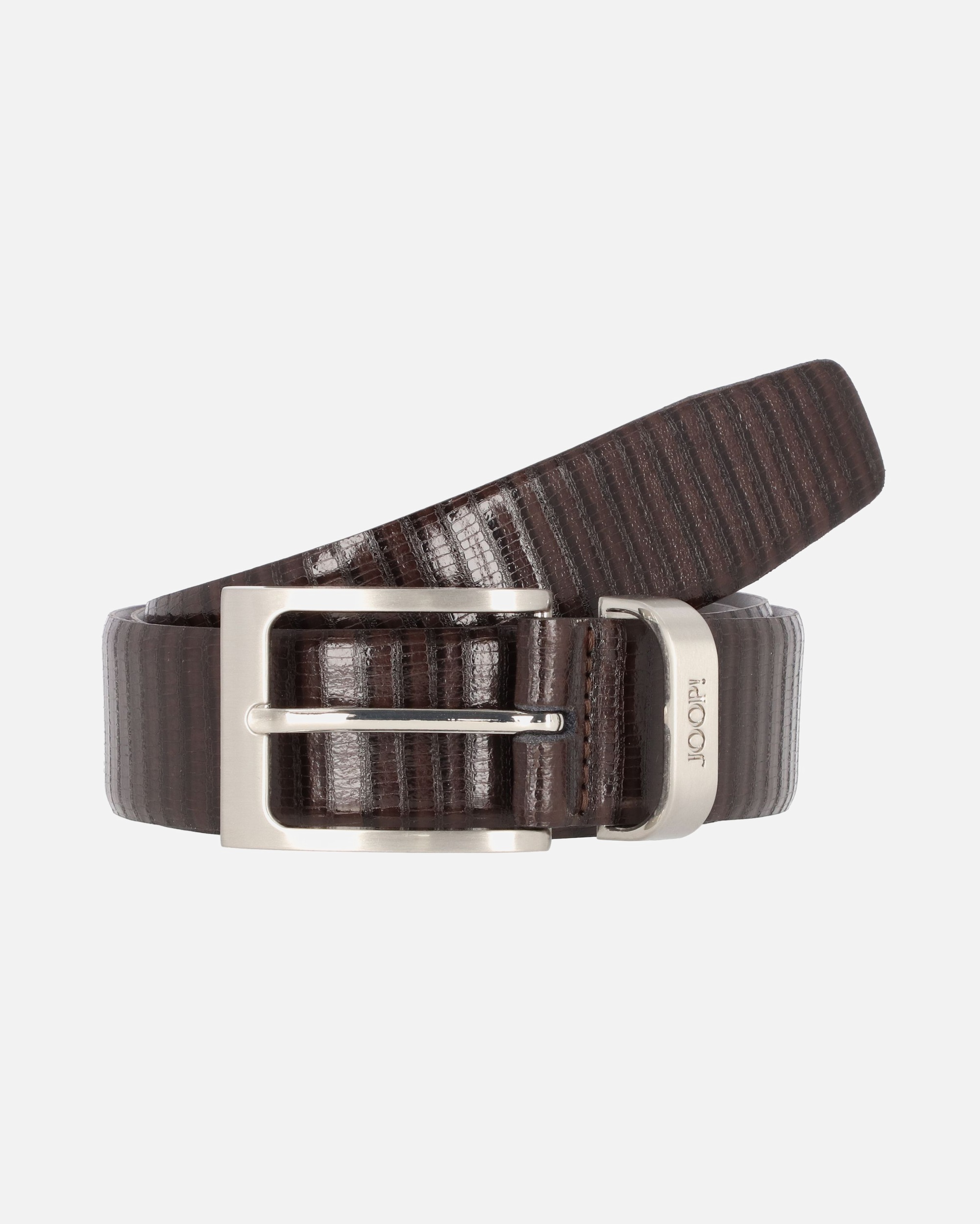 YOOP! Belt belt leather (dark brown dark brown)