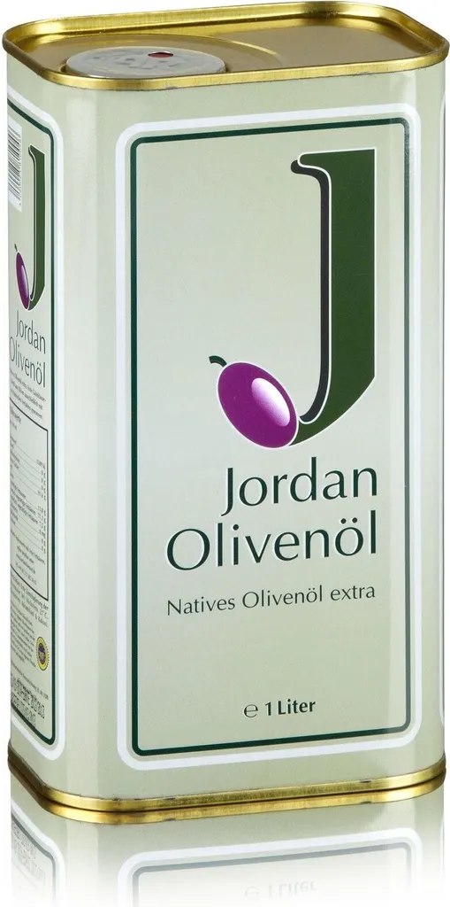 Jordan Olivenöl natives Olivenöl extra Kanister 1 Liter Handernte kalt extrahiert