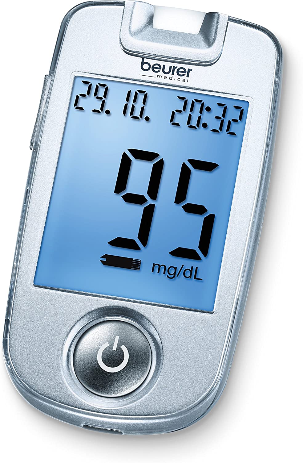 Beurer GL 40 mg/dL blood glucose monitor.