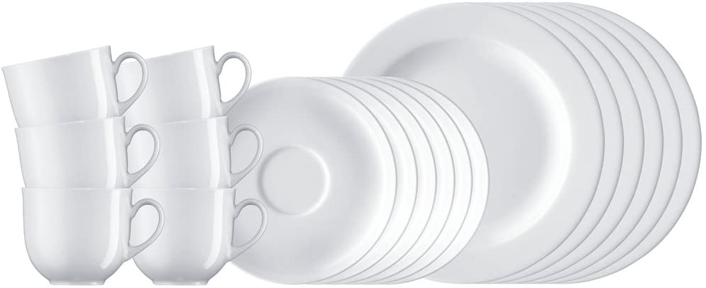 Arzberg Form 1382 Coffee Set 18 Pieces White