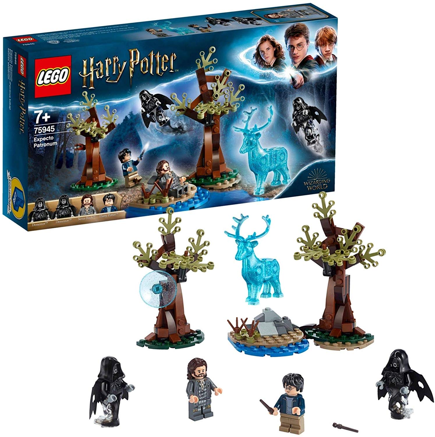 Lego 75945 Harry Potter Expecto Patronum Set With 4 Minifigures And Patronu