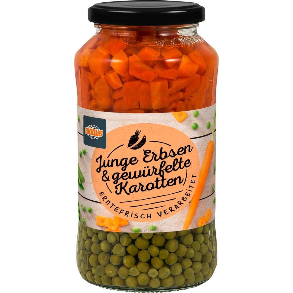 Baby peas & diced carrots