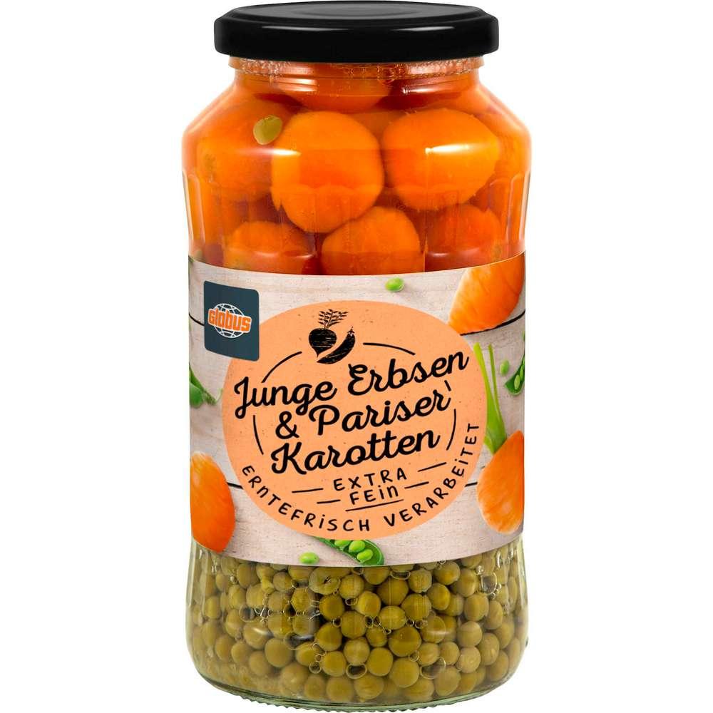 Young peas & Parisian carrots