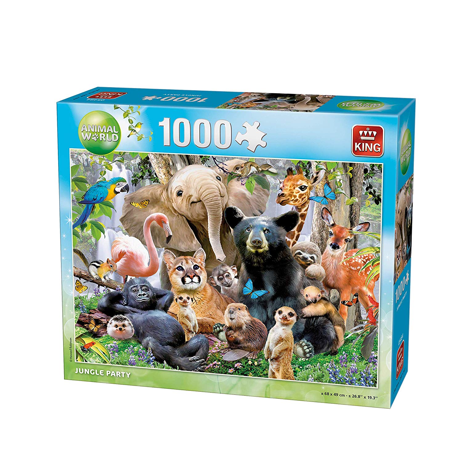 Jungle Party Jigsaw Puzzle (1000 Pieces) King