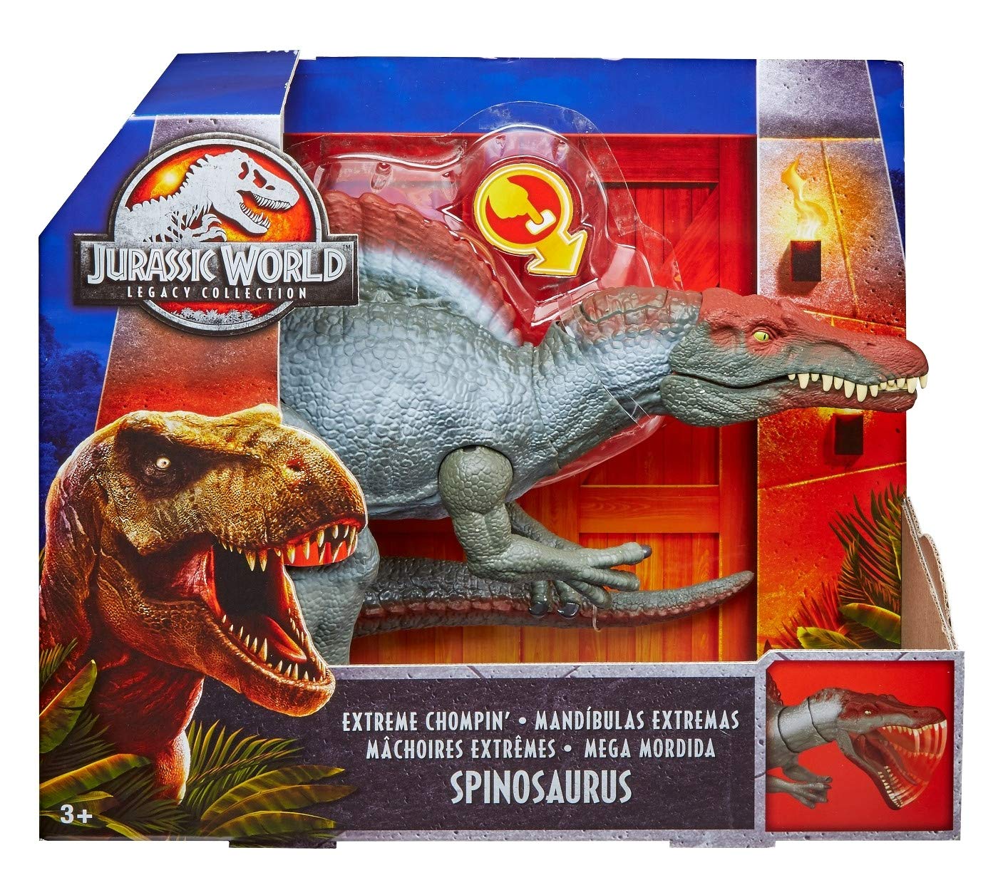 Jurassic World Legacy Collection - Biting Spinosaurus By Mattel .