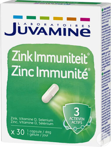 Juvamin Zinc Immunity 30 capsules