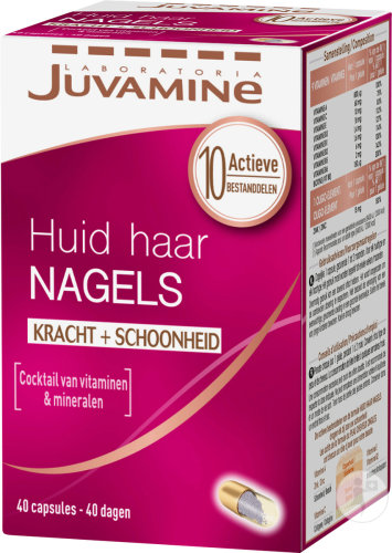 Juvamine skin hair nails 40 capsules