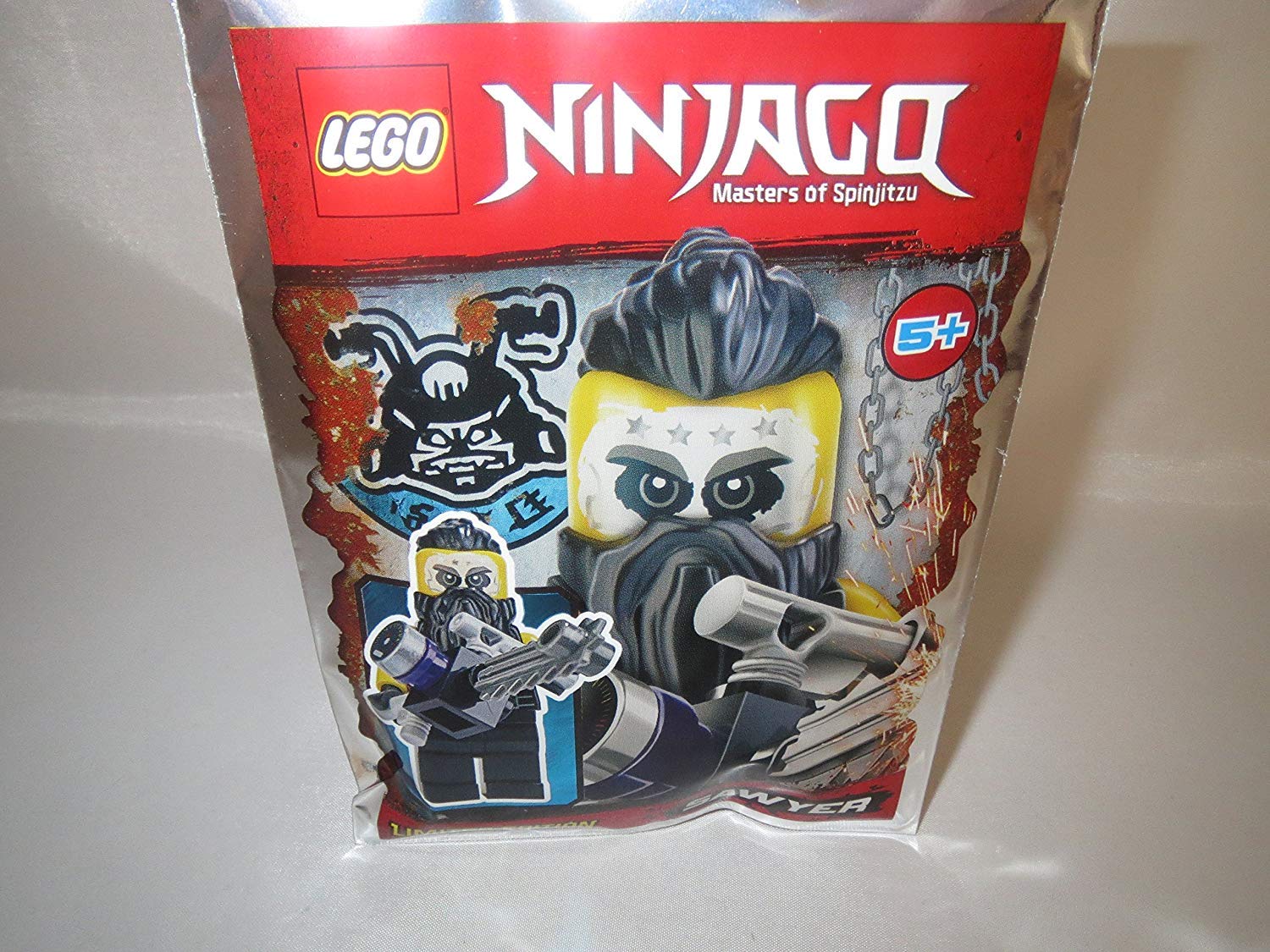 Lego Ninjago Figure Sawyer With Chain Saw – Limited Edition – 891835 – Poly