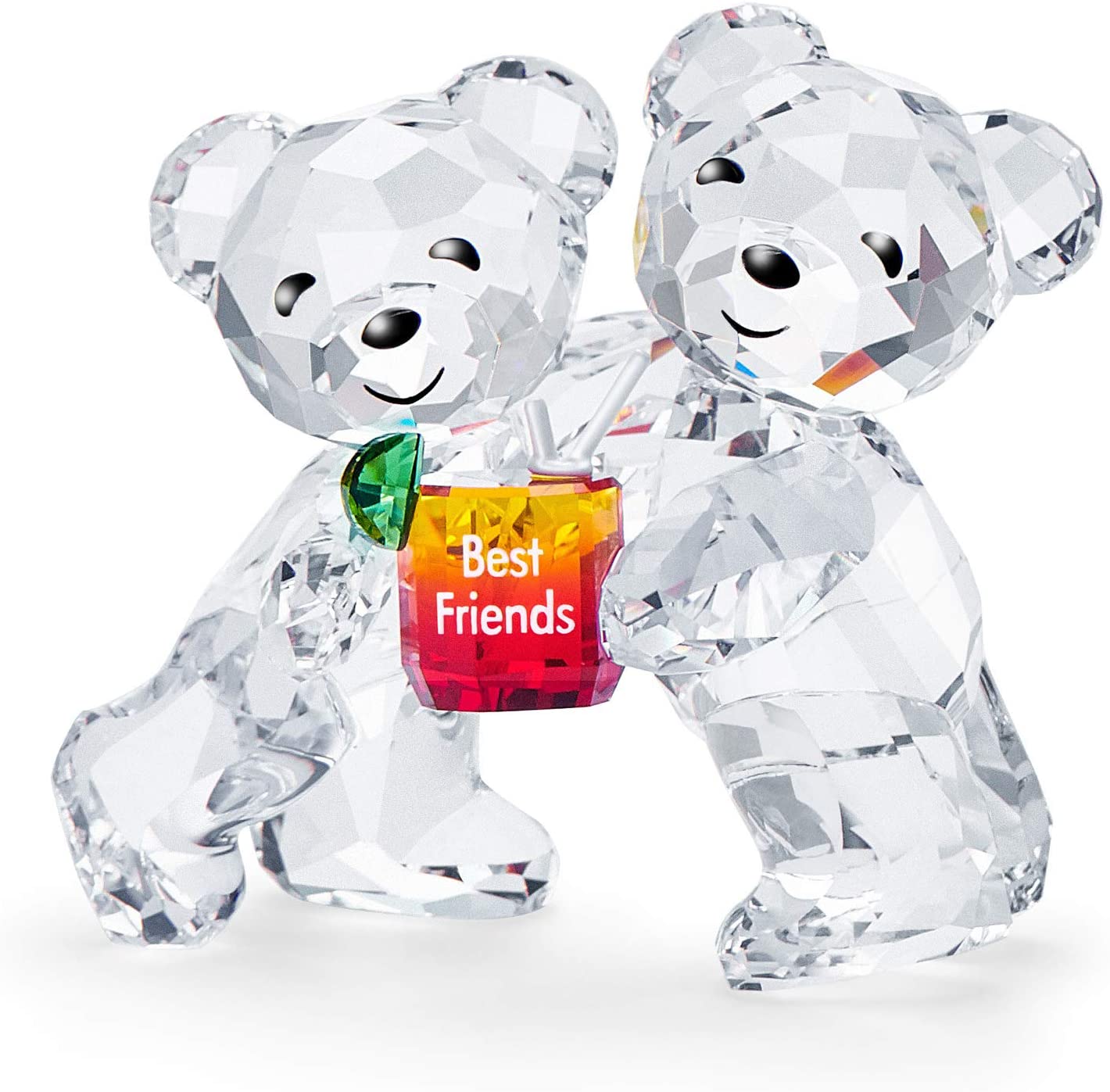 Swarovski Kris Bear - Best Friends, Bears Duo in Sparkling Crystal, with Lovingly Engraving