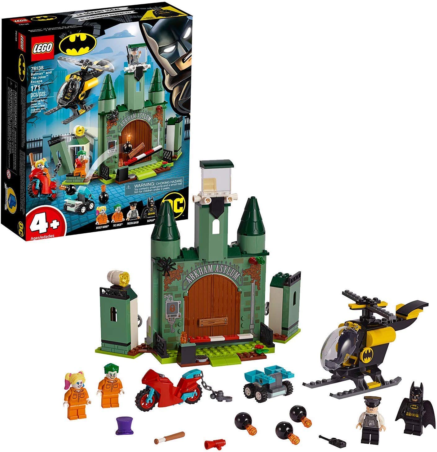 Lego Dc Batman 76138 - Joker On The Escape And Batman Building Set