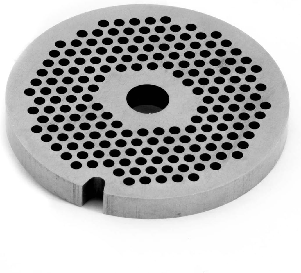 A.J.S. Unger Enterprise Perforated Disc for Meat Mincer No. 10 / Diameter 10 mm Perforated Disc for Meat Grinder Disc Replacement Plate Size 10/10 mm