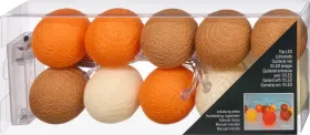 Decorate & set up fairy lights honeycomb balls, orange/beige (10 pieces), 1 piece