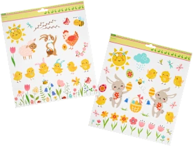 Window picture A3, small animal motifs, 1 piece
