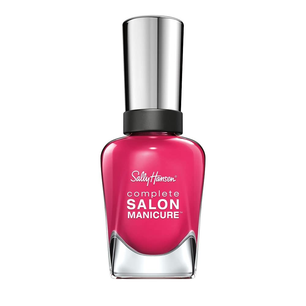 Sally Hansen Complete Salon Manicure Nail Polish Colour 542 Cherry Up Magenta 15 ml, ‎pink