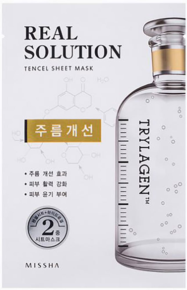 Missha Real Solution Tencel Sheet Mask (Wrinkle Caring), Pack of 1