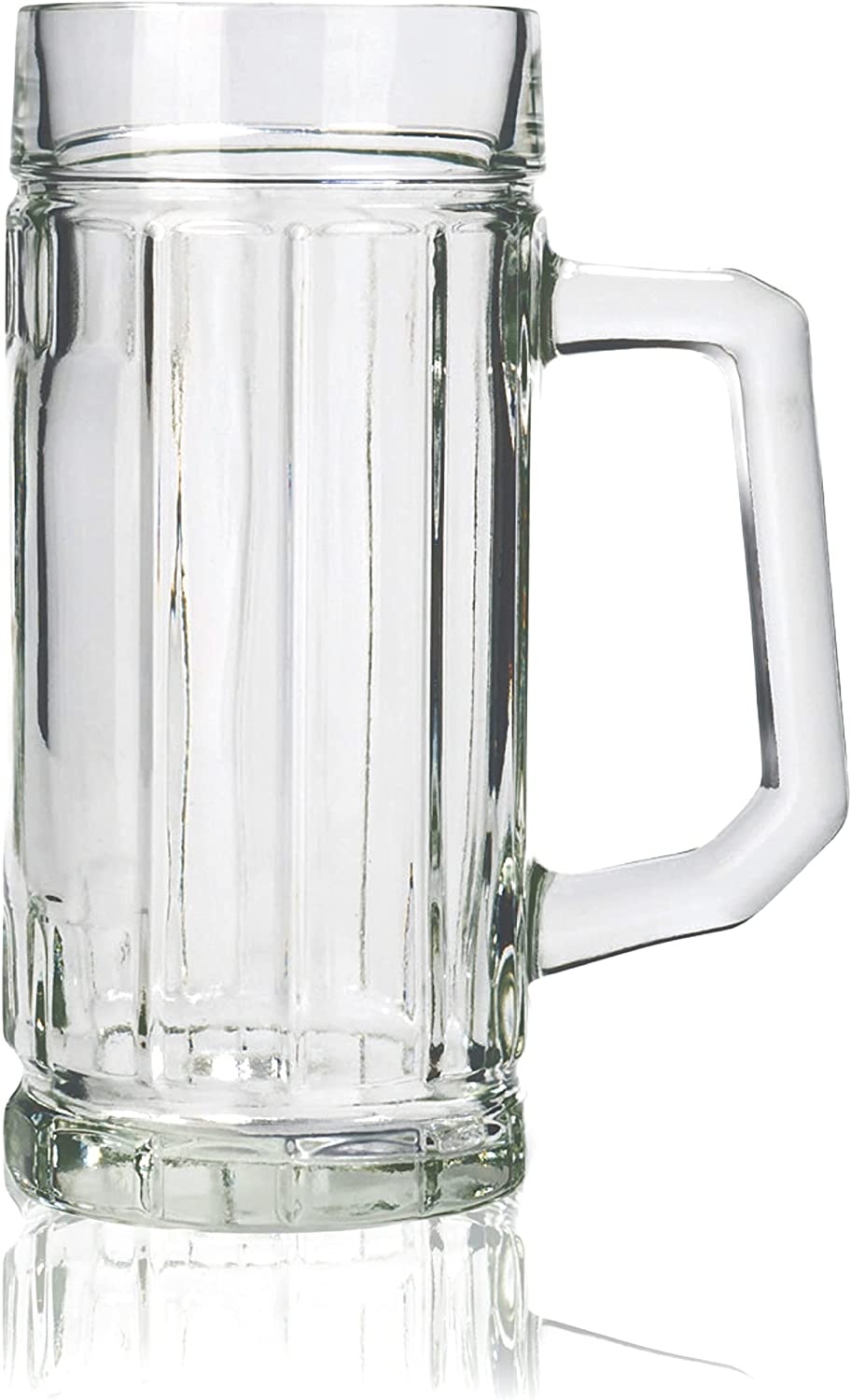 Stölzle Oberglas Gambrinus Beer Mugs / Set of 12 Beer Mugs 0.125 Litres / Sturdy Beer Jug / Beer Glasses 0.125 Litres Made of Soda Lime Glass / Dishwasher Safe