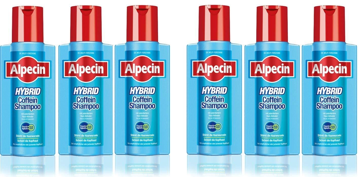 Alpecin Hybrid Caffeine Shampoo 6 x 250 ml