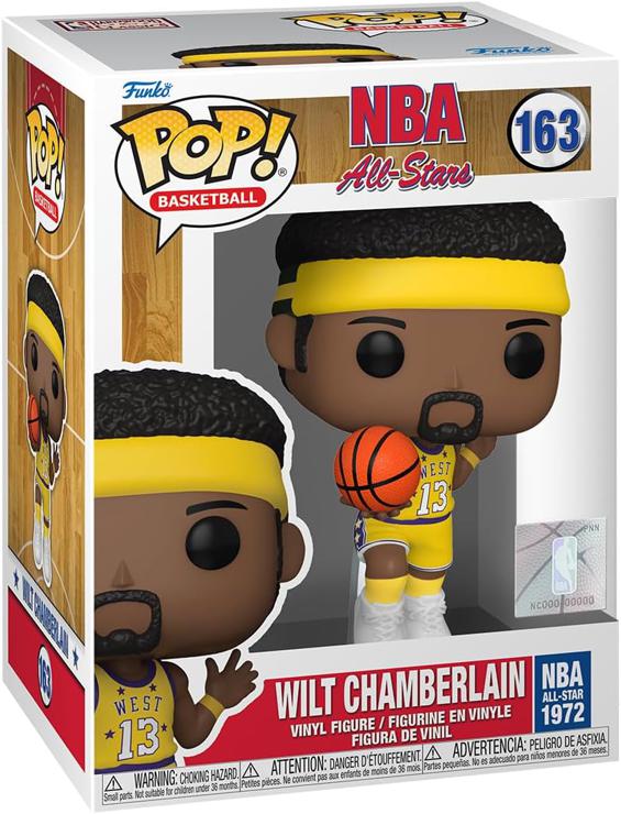 Funko POP! NBA Legends - Wilt Chamberlain - (1973) - Vinyl Collectible Figure - Gift Idea - Official Merchandise - Toys for Children and Adults - Sports Fans - Model Figure for Collectors