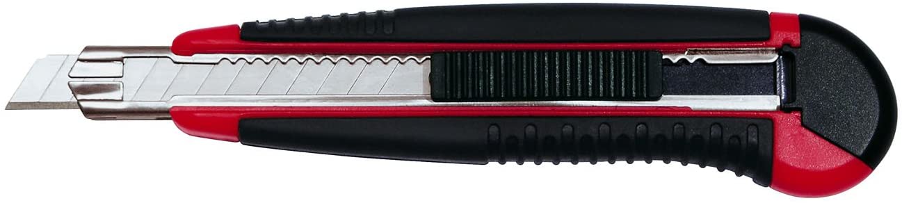 Wedo 78409 Professional Car Load Cutter Blade Guide Metal 9 mm Red/Black