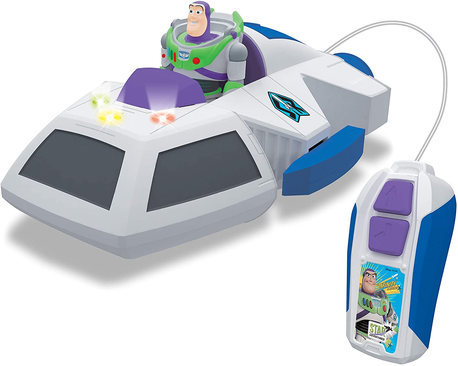 Dickie Toys Toy Story 4 Space Ship Buzz With Buzz Lightyear Figure-Remote C