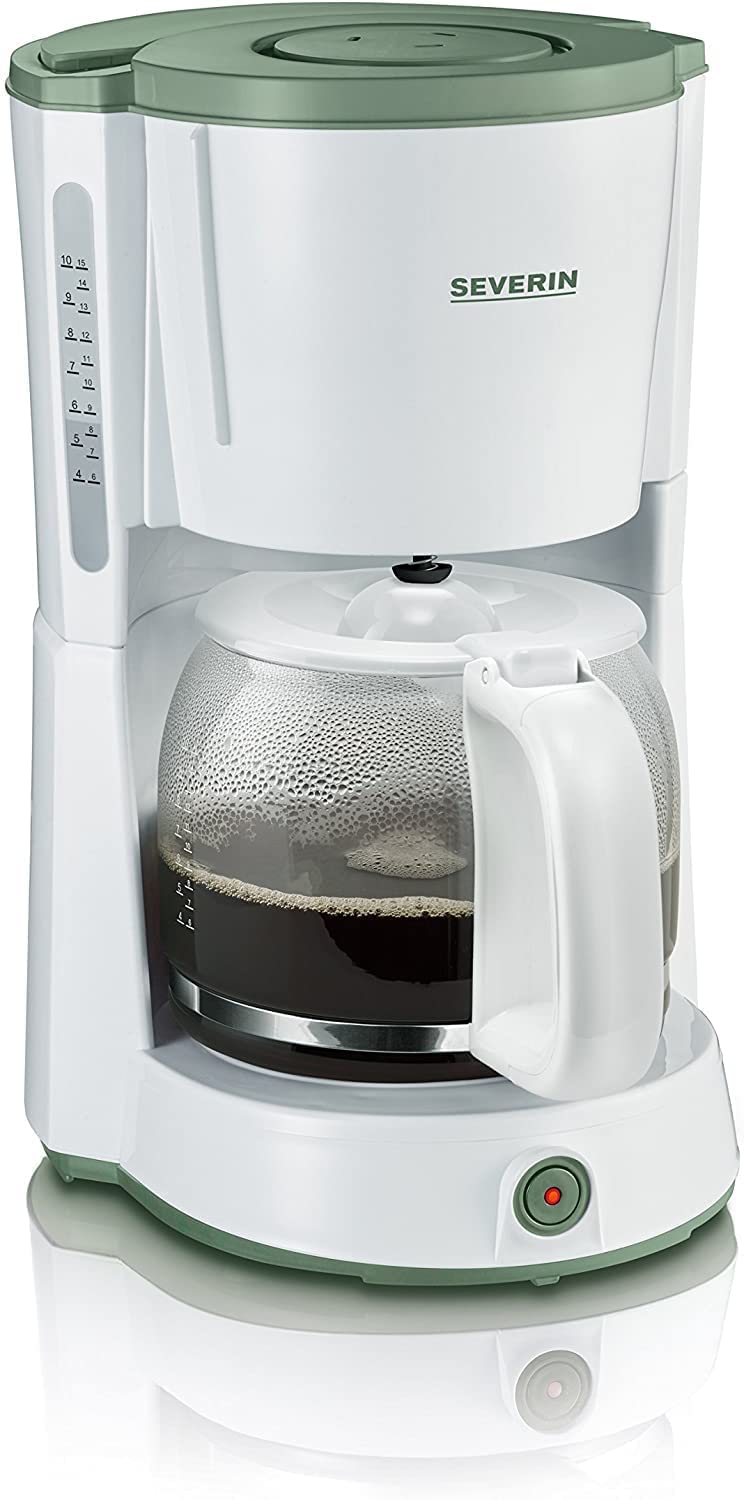 Severin KA 9932 Coffee Machine, White/Green