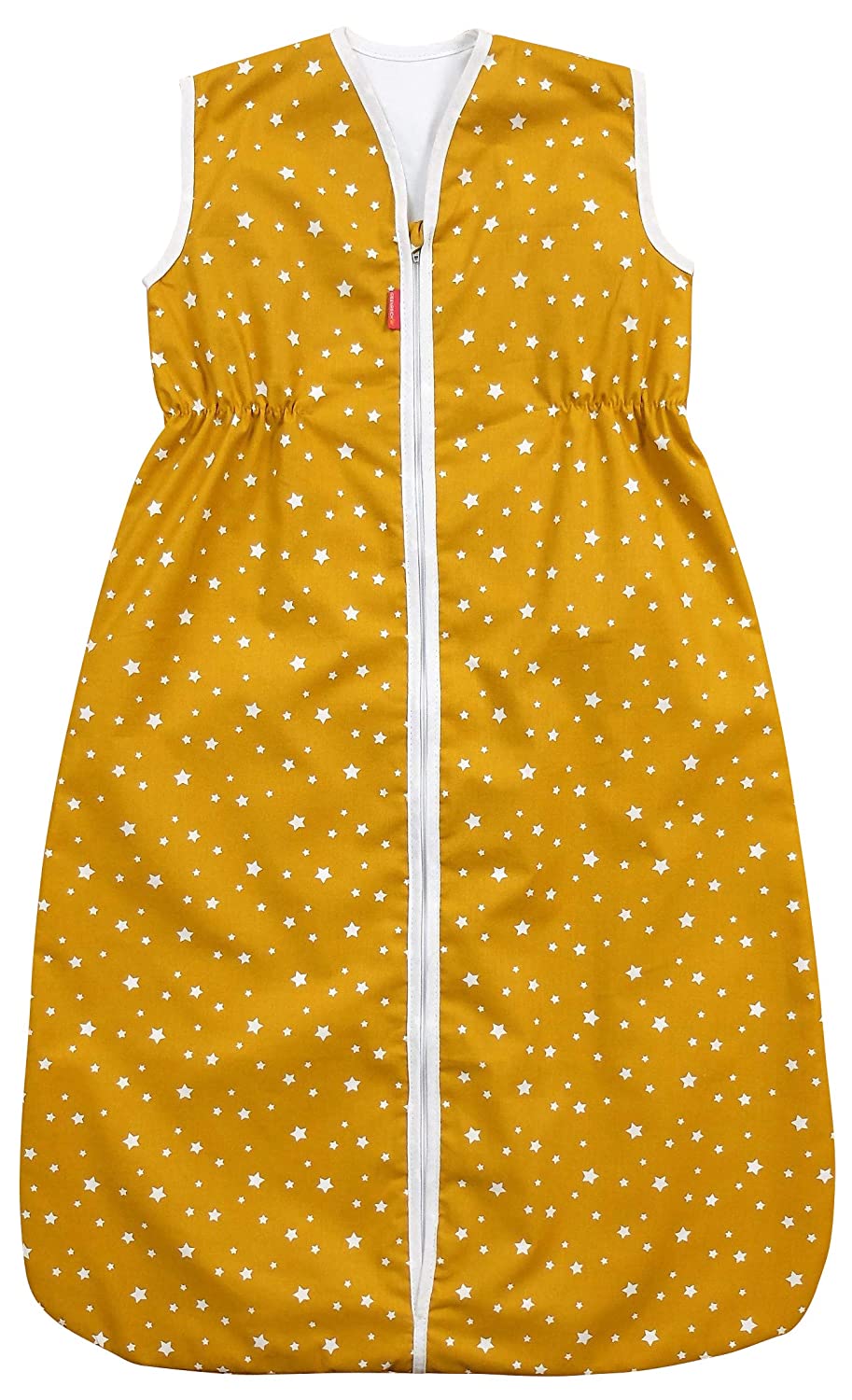 Ideenreich 2559 IDEENreich Sleeping Bag 110 Stars Mustard, Multicoloured