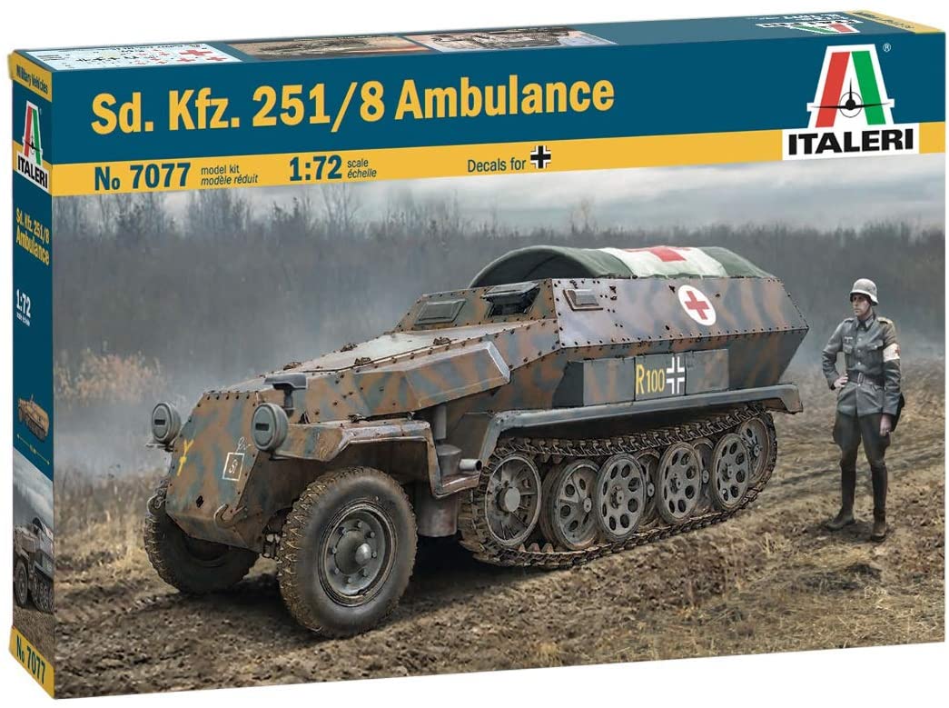 Italeri Model Kit Military 7077-Sd.Automotive. 251/8 Ambulance (1: 72)