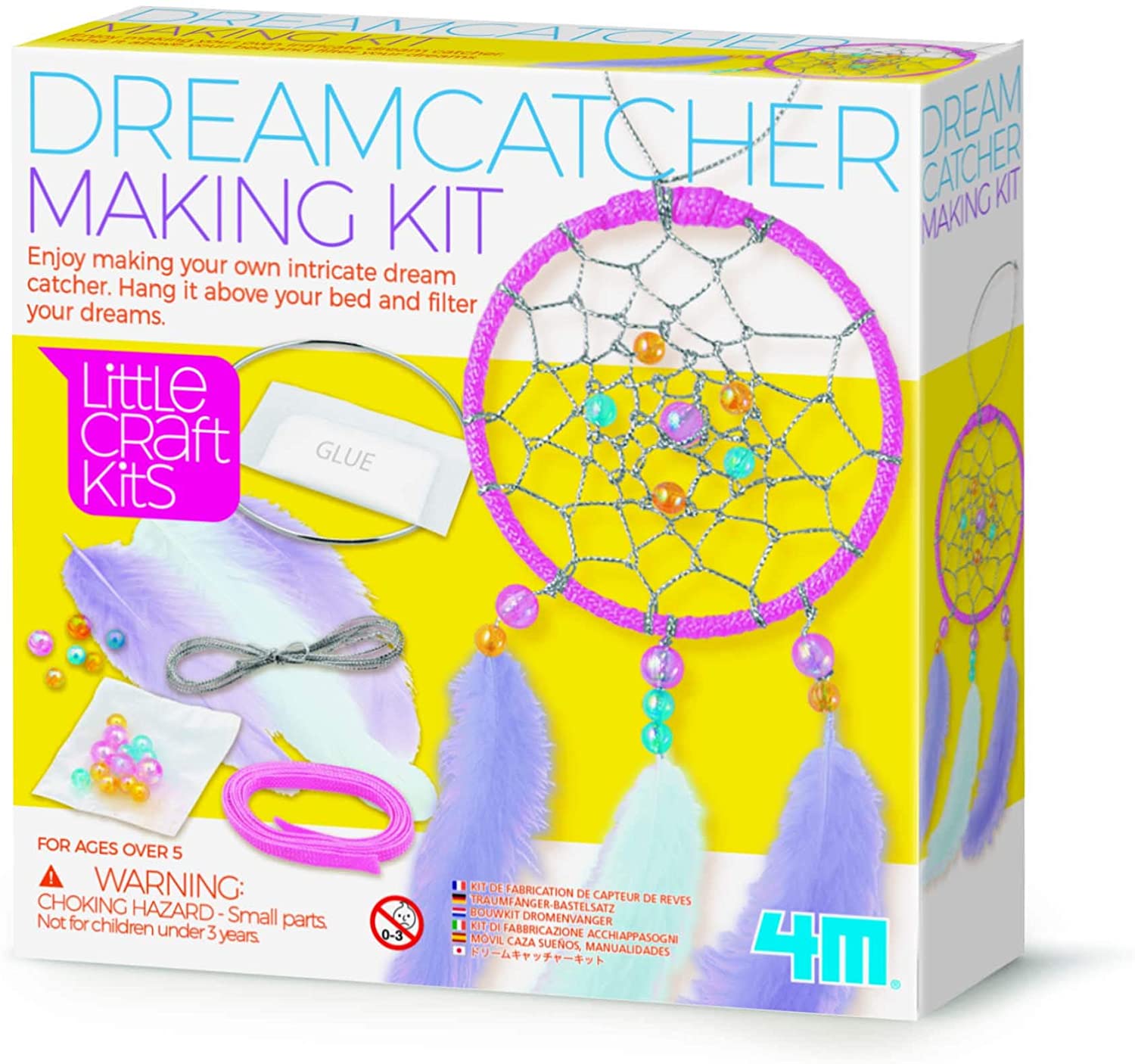 4M 404763 Little Craft Dream Catcher Set, Multi-Colour