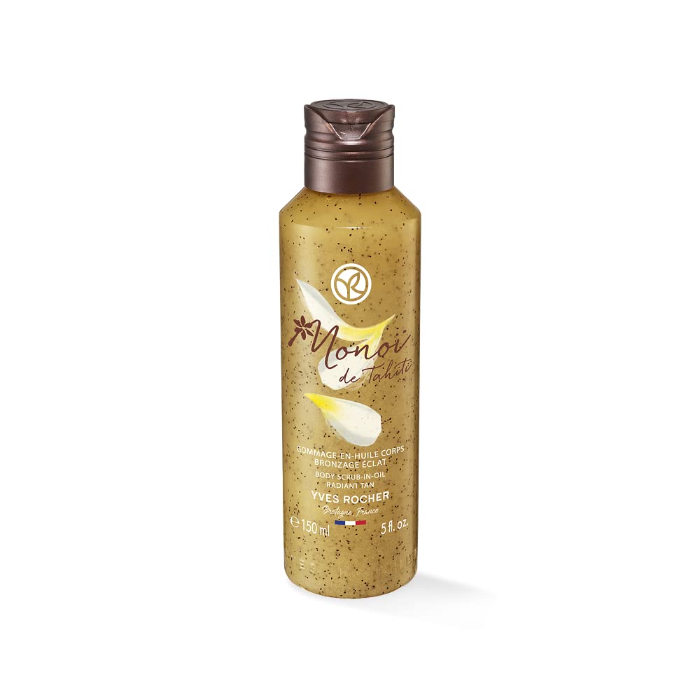 Yves Rocher Monoï Body Exfoliating Oil Radiant Tan Exotic Skin Care 1 x Bottle 150ml