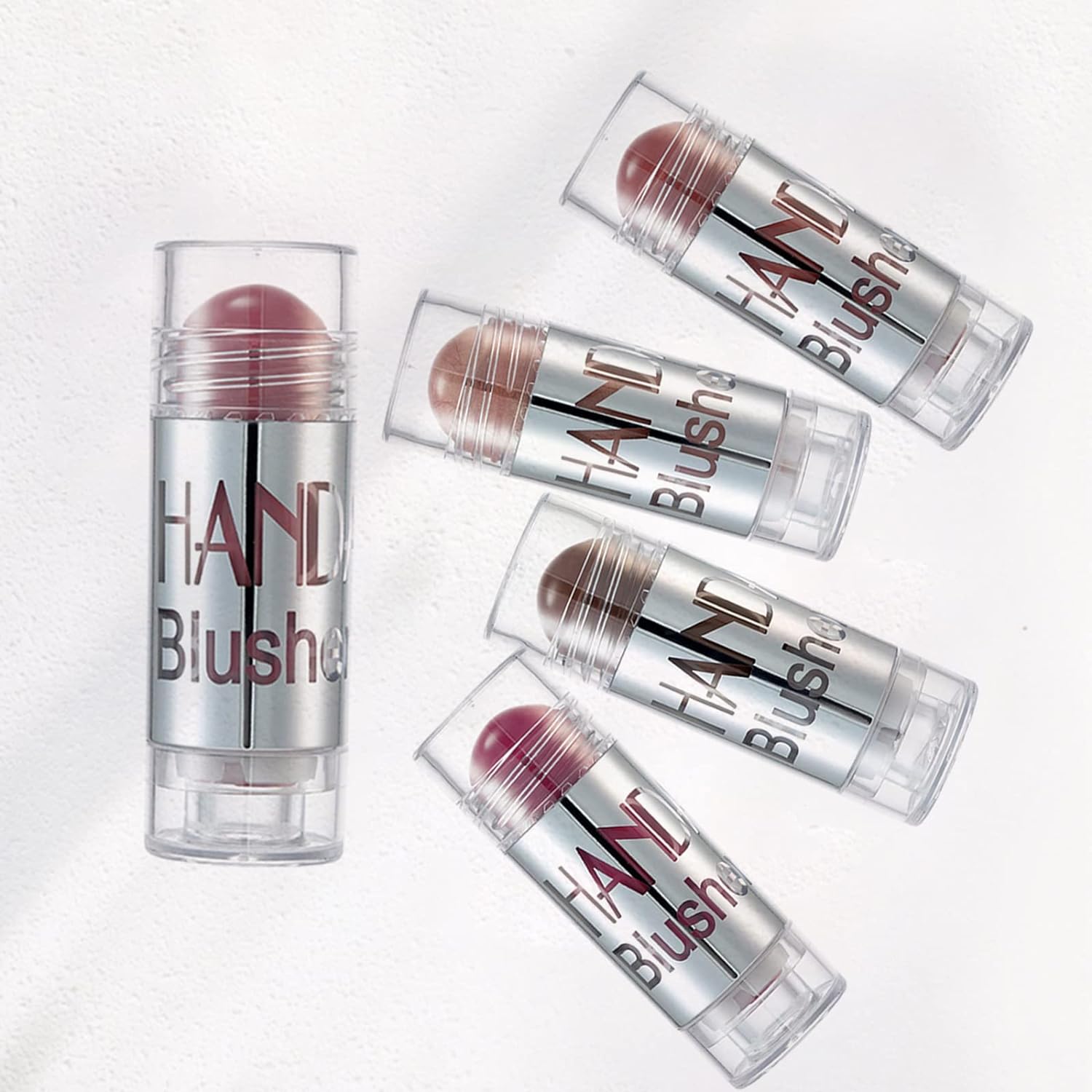 CkFyahp Rouge Stick, Cream Blush Stick Natural Shimmer Matte Cheek Blush Mo, ‎08#