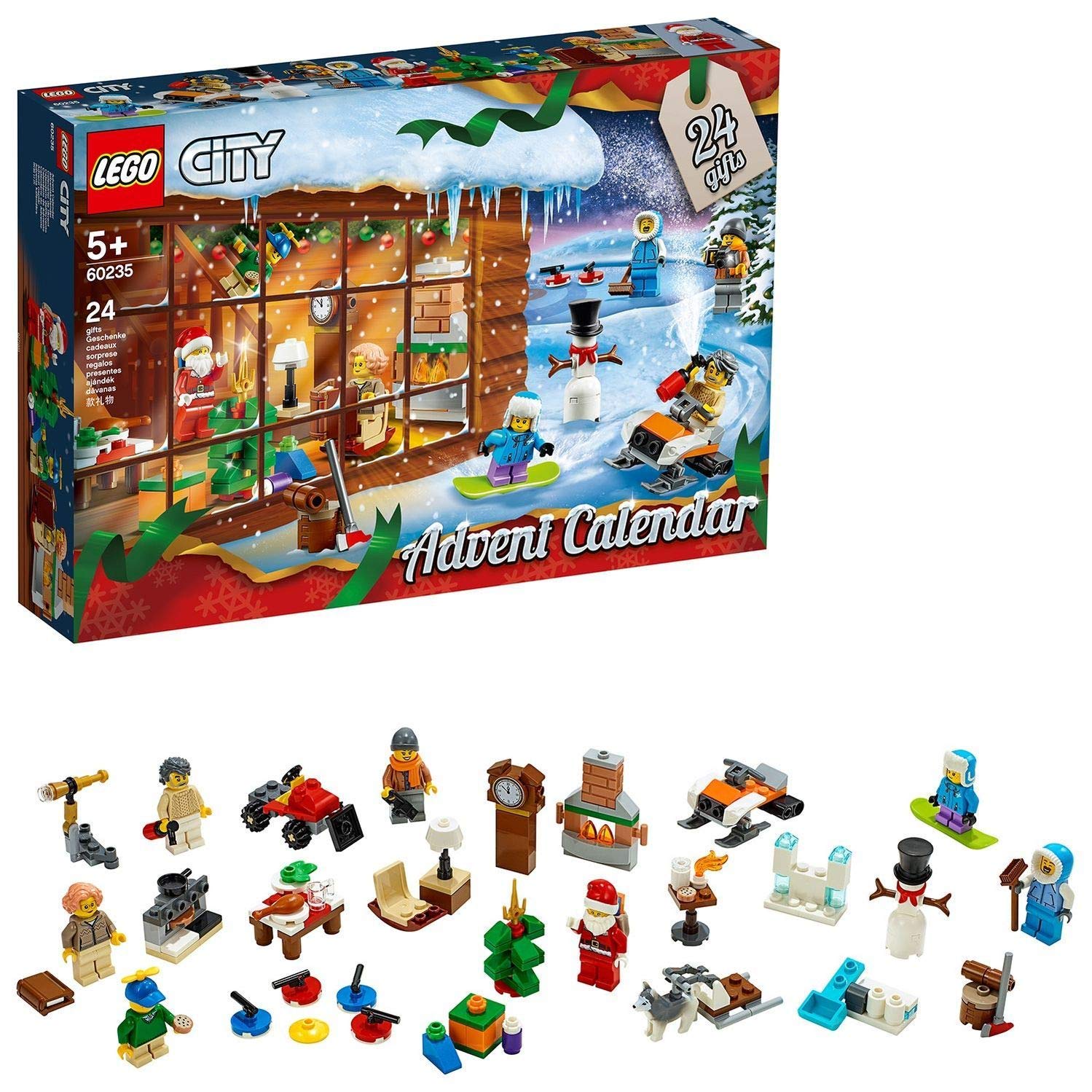 Lego 60235 City Advent Calendar, Construction Kit, Colourful