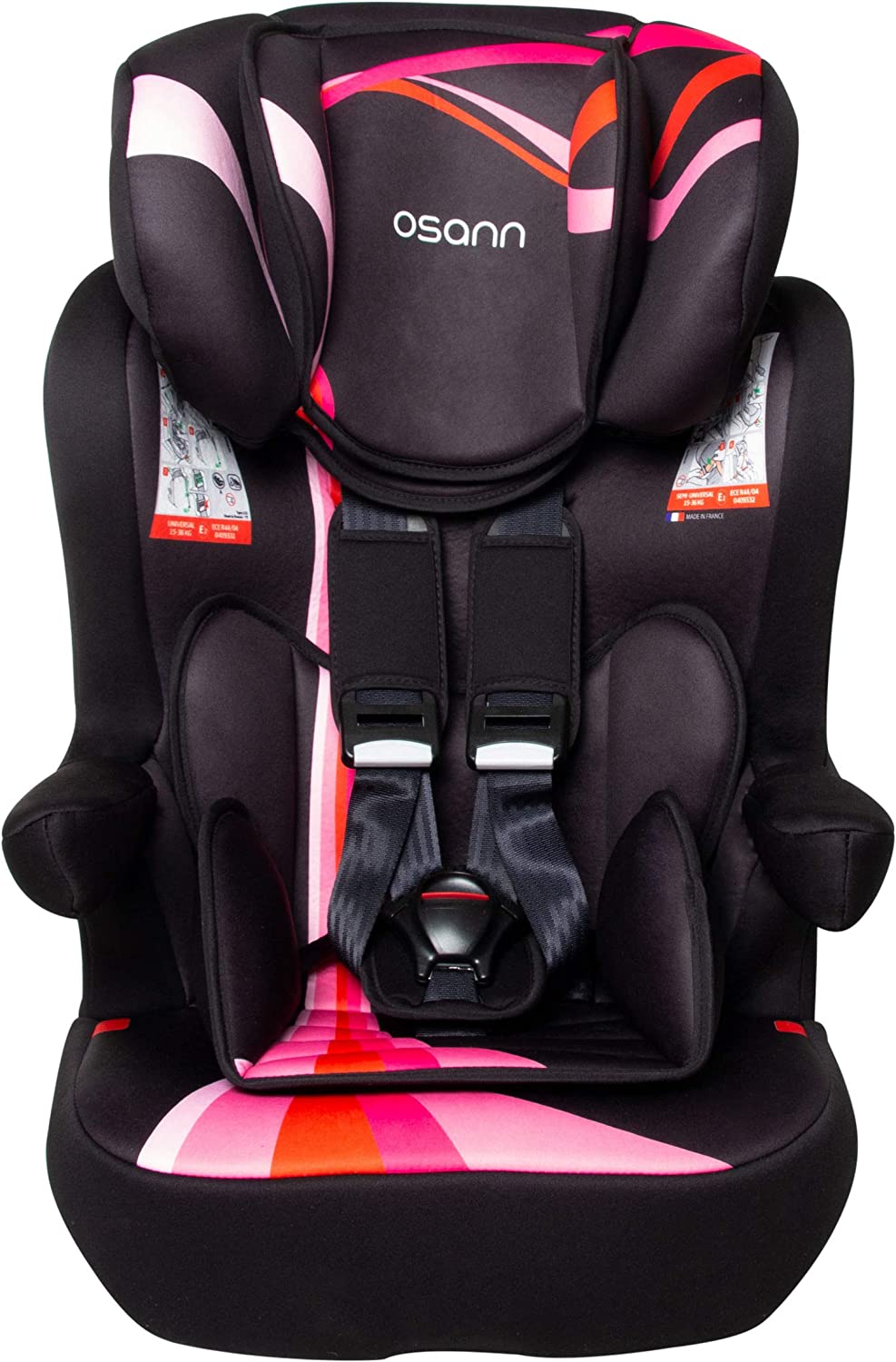 Osann I-Max SP Isofix 102-124-266 Child Car Seat Group 1/2/3 (9-36 kg) Pink