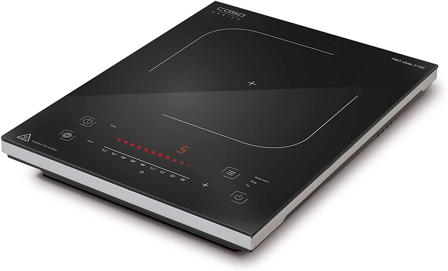 Pro Slide 2100 Caso Germany Cooking black induction plan