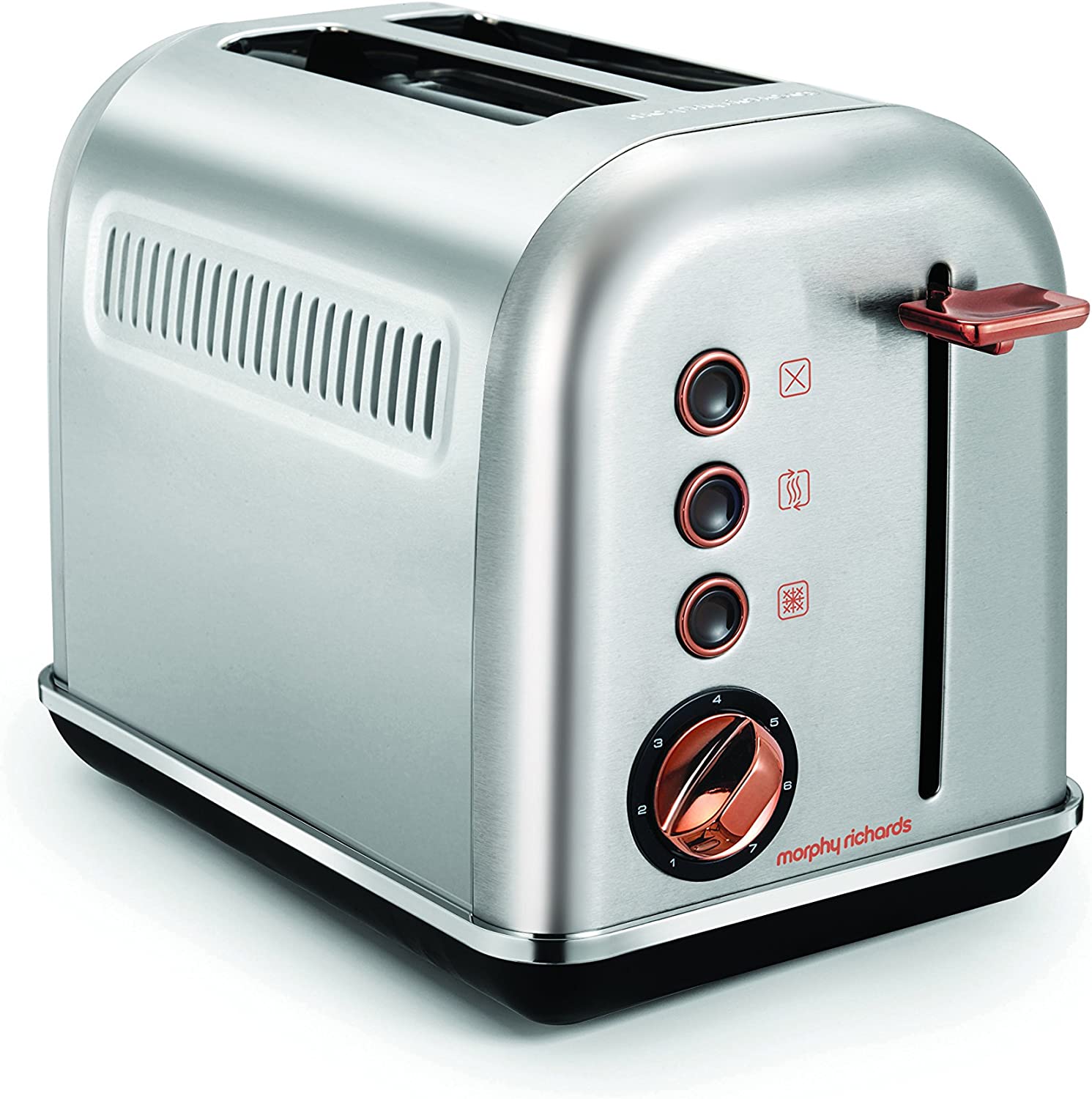 Morphy Richards Toaster Rose Gold 222017 Silver