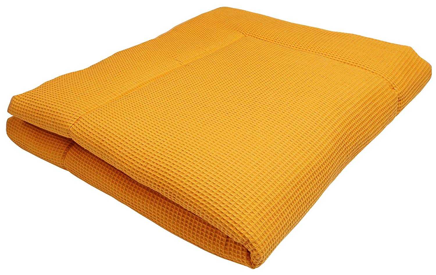 Ideenreich Ideenreich 2477 Baby Crawling Blanket King Size Mustard 135 x 150 cm Ideal as Play Mat and Playpen Insert Yellow