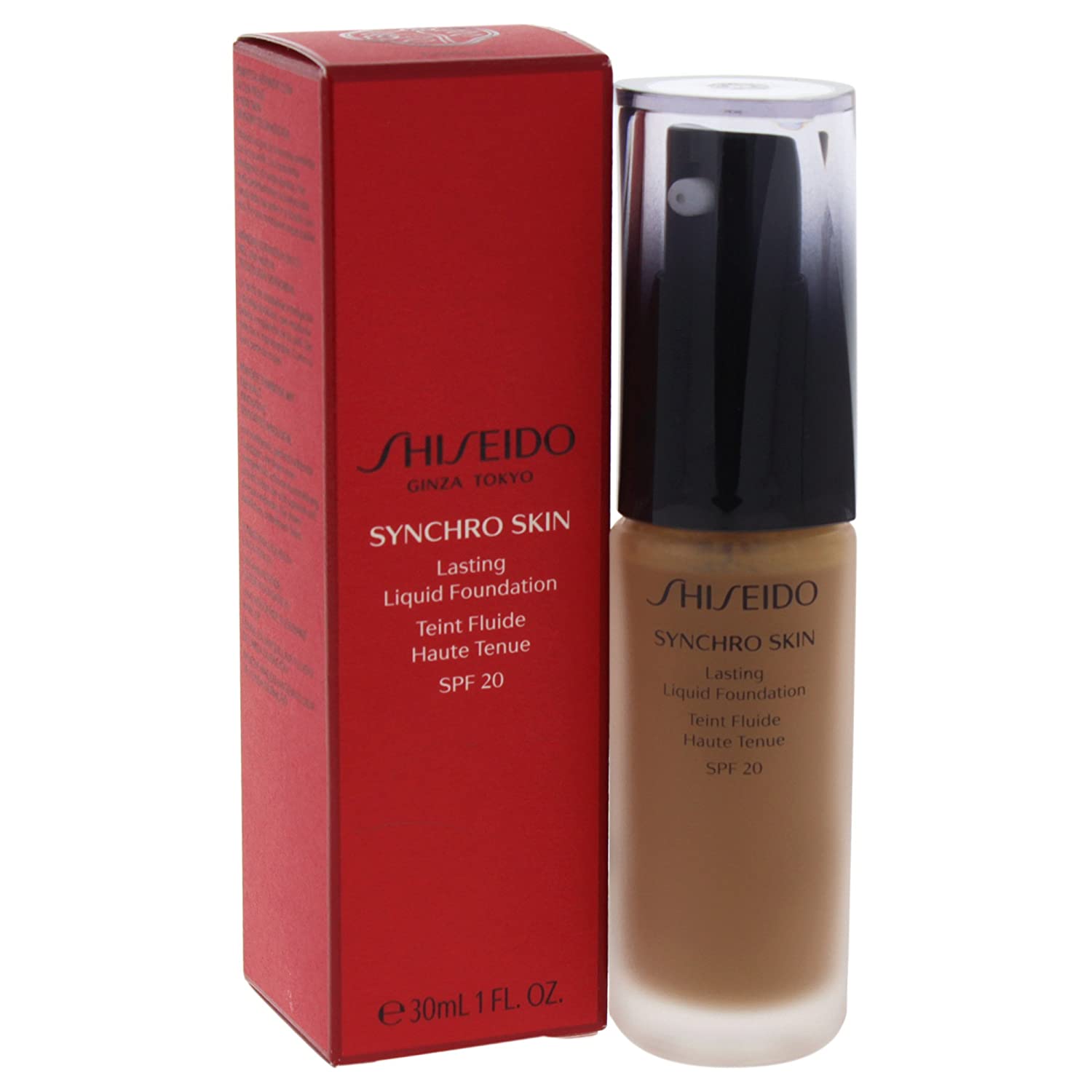 Shiseido Liquid Foundation & Skin Lasting G6 D110 SPF 20 30ml Price 100 ml [German Import] 119.83 EUR, ‎gold