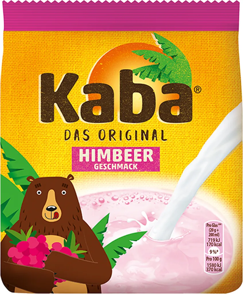 Kaba the Original Drink Powder Raspberry Refill Pack 400g