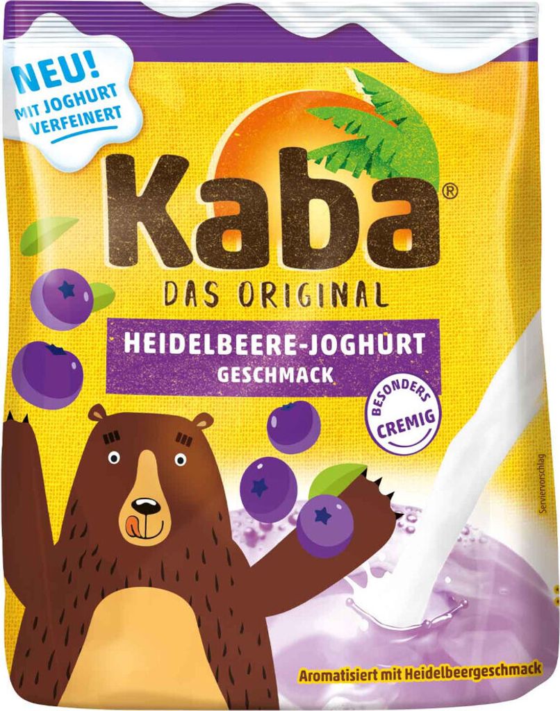 Kaba Drink Powder Blueberry Yogurt Milk Mix Drink Pack 400g