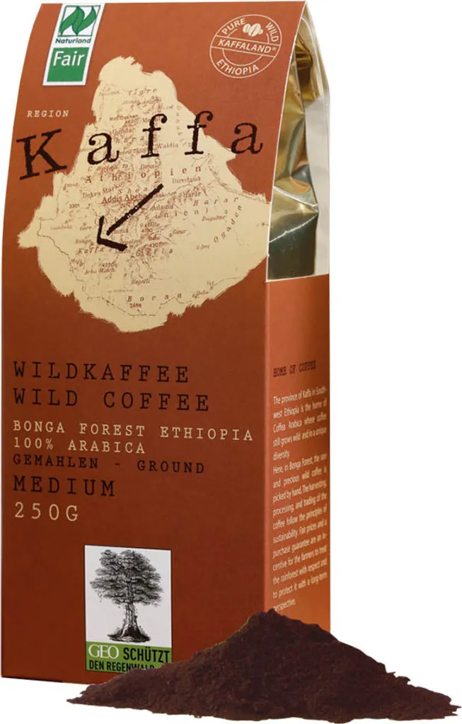 Kaffa Wild Coffee - medium ground 250g
