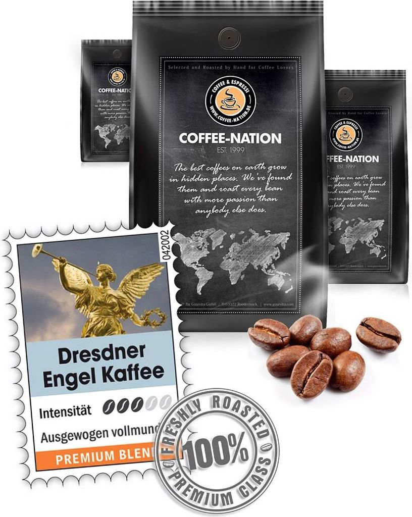 Coffee DRESDNER ENGEL by Coffee-Nation, 500g beans