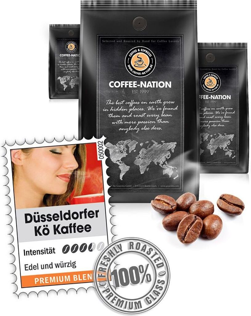 Coffee DÜSSELFORFER KÖ KAFFEE from Coffee-Nation, 500g beans